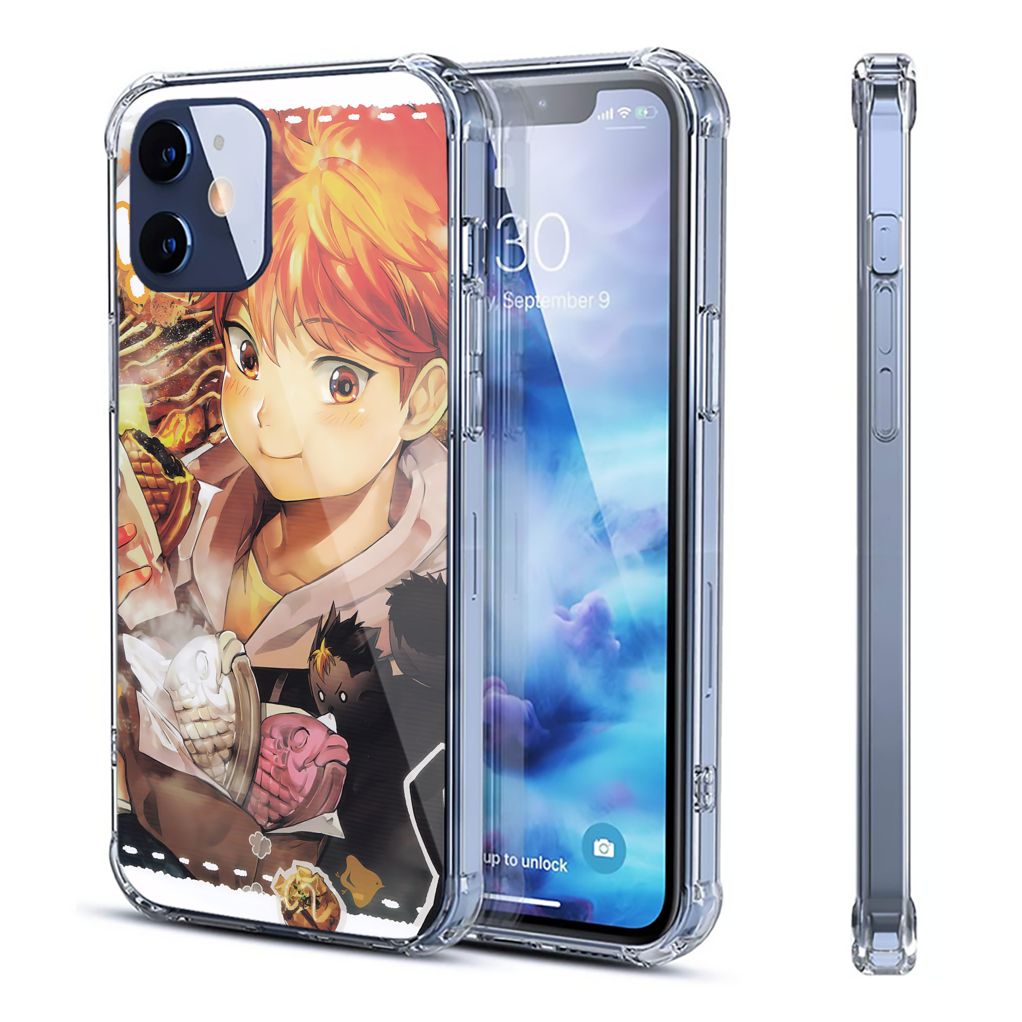 （画像用） ハイキュー!! Haikyu!! 【iPhone 12シリーズ対応】透明スマホケース（クリアソフトケース）